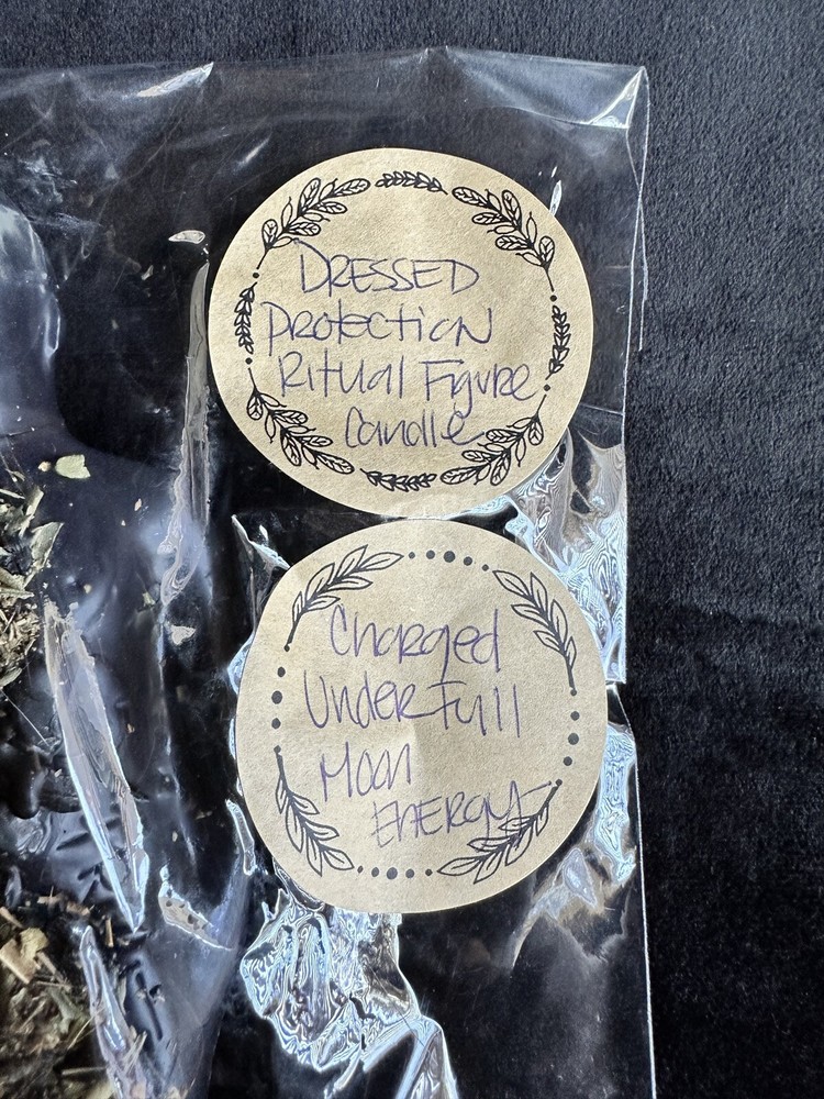 Dressed Figure Protection Candles