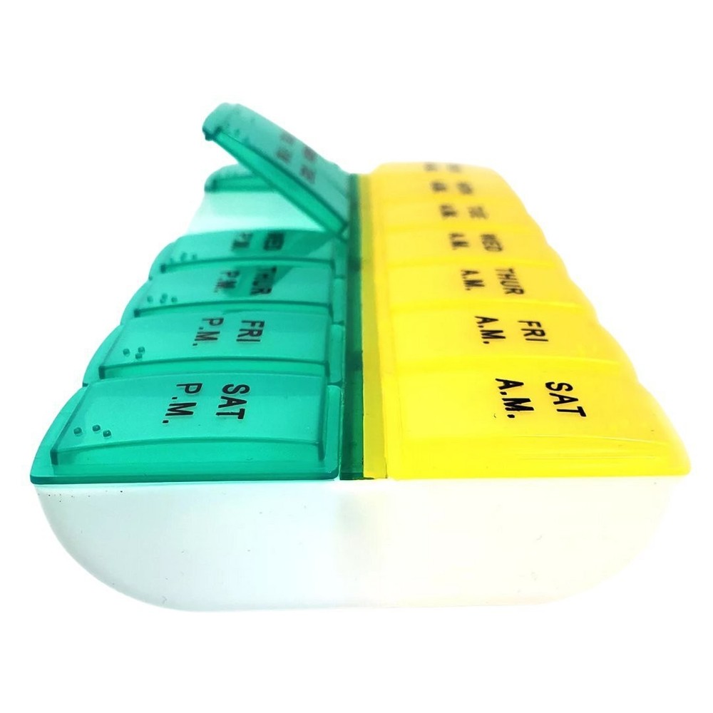 AM/PM 7 Day Pill Box Organizer1:CT