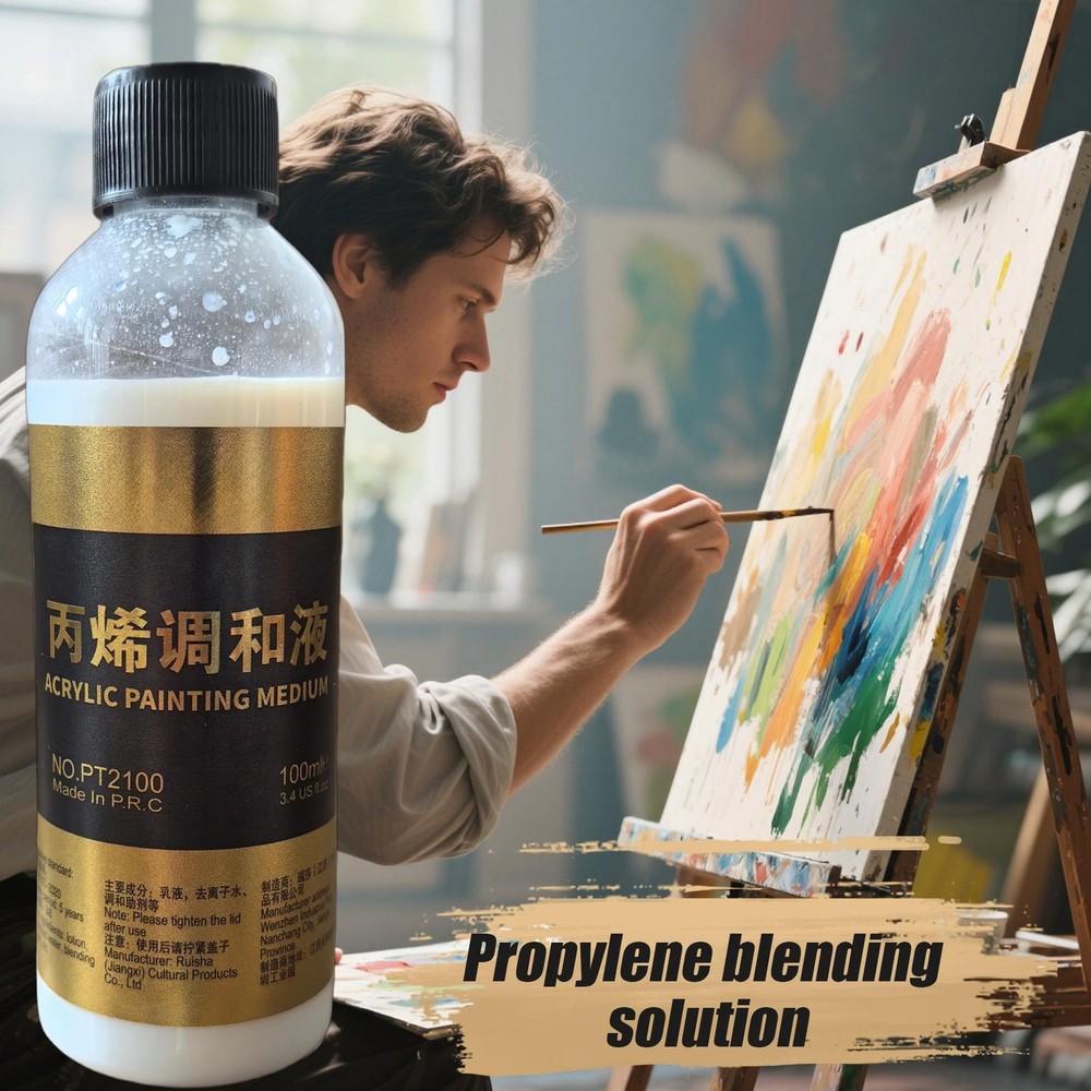 Propylene blending solution Acrylic Paint Thinner 100ml Acrylic Fluid Medium