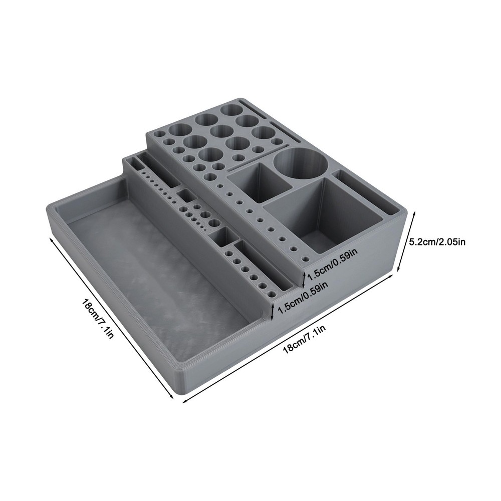 Fly Tying Storage Rack for Organizing Tools and Keeping Workspace Clean