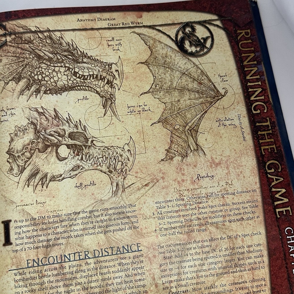 D&D - Dungeon Master's Guide Core Rulebook II (2000) FIRST PRINTING!!! (3e)