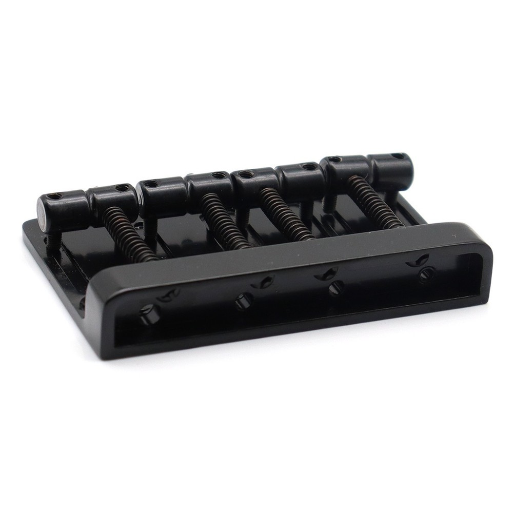 4 String Bass Hard Tail Fixed Bridge Hardtail Saddle Bridge Top Load Black