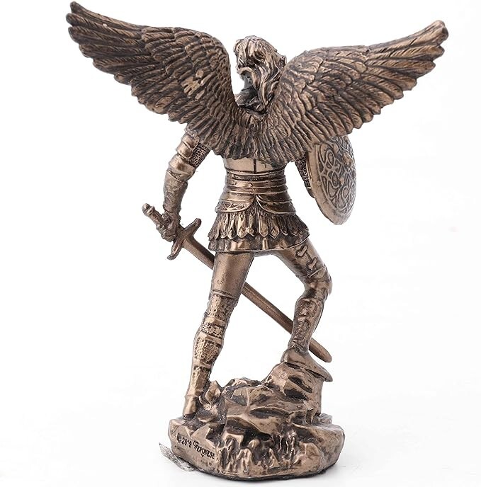 Archangel Saint Michael Polystone Statue