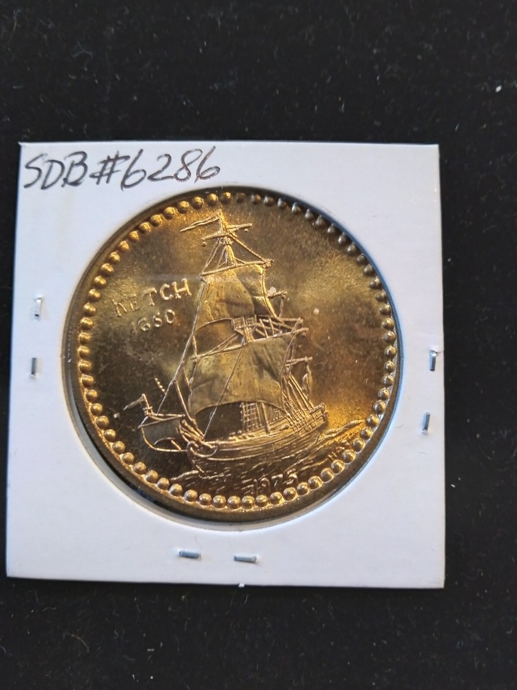 1975 Poseidon Bronze Doubloon - Mardi Gras