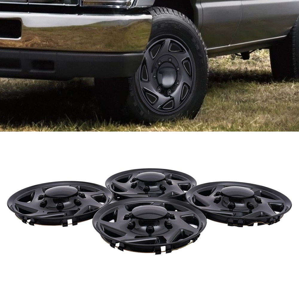 For Ford Econoline E250 E350 E450 99-18 4pcs Hub Caps Van Full Wheel Covers