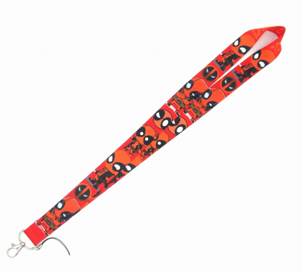 Deadpool Marvel Comics Lanyards Neck strap Keychain ID Badge Phone Holder