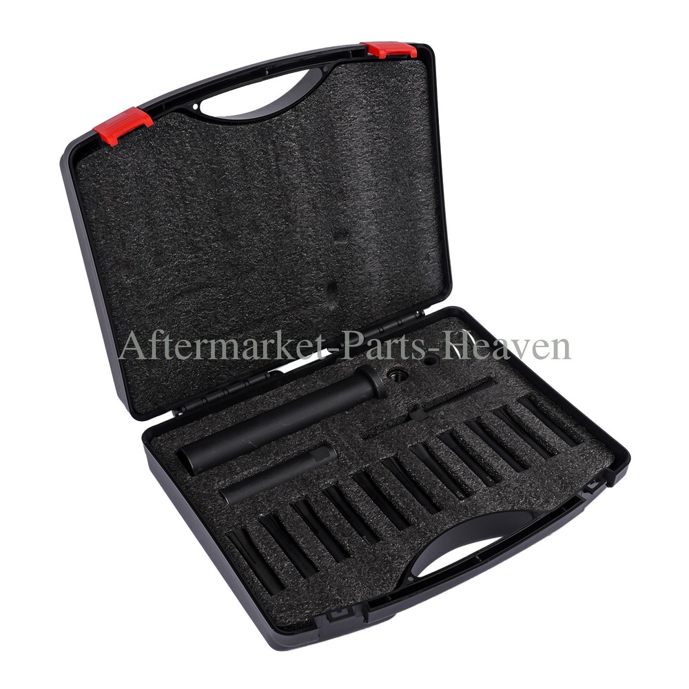 18pcs In-Line Dowel Pin Puller Master Set Includes Both SAE and Metric Collets