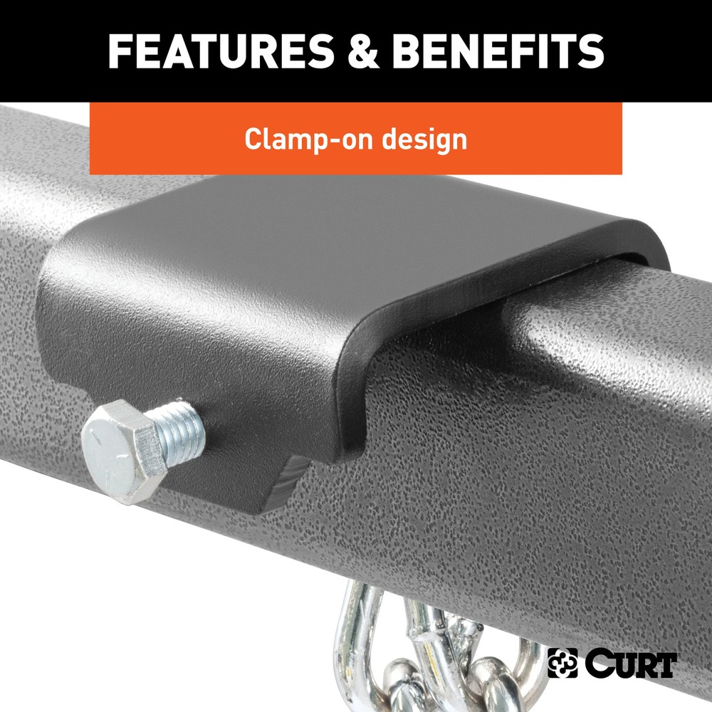 Curt Weight Distribution Hitch Clamp-On Hookup Brackets (2-Pack)