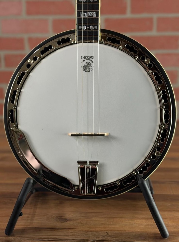 Deering Calico 5-String Banjo - Honey Amber
