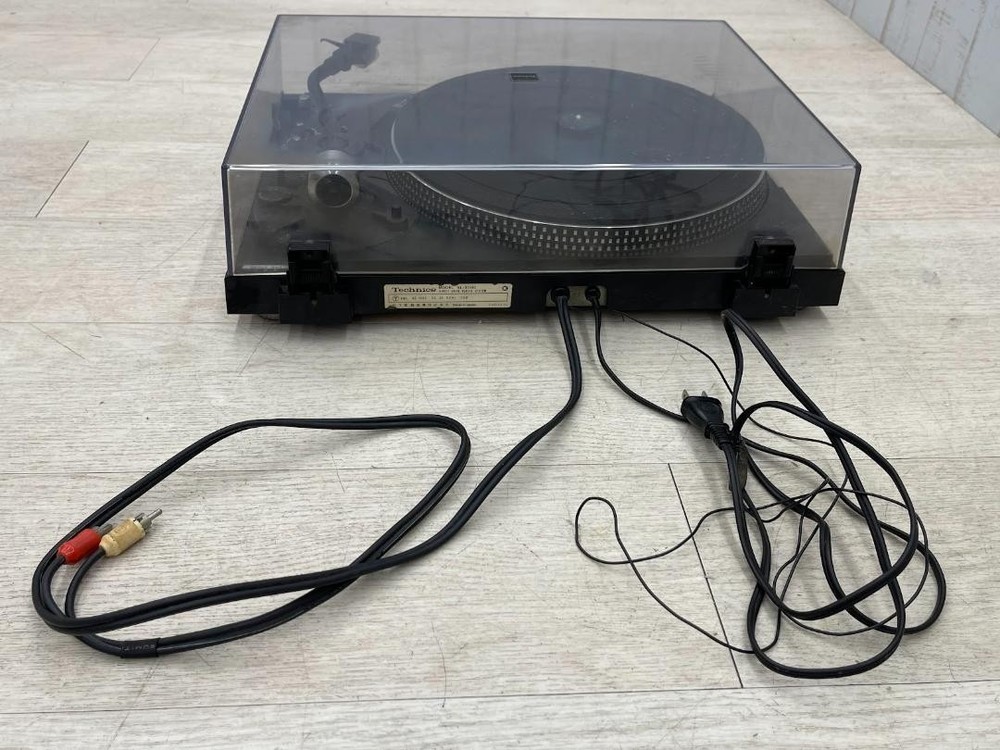 used Technics SL-2000 Direct Drive Turntable Record Audio Player Black