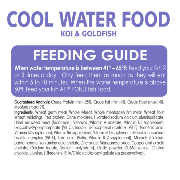 API Cool Water Pond Fish Food 11oz. 197