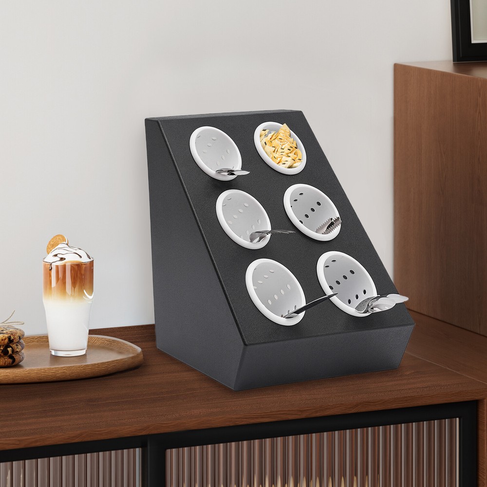 Kitchen Cutlery Holder Spoon Fork Utensils Storage Rack Organizer Stand