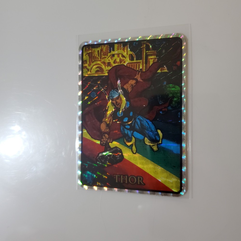 1992 Marvel Masterpieces Vending Machine Foil Prism  - Thor