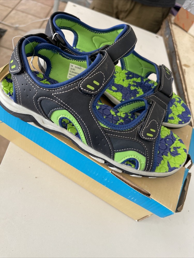 Boys sandals Royal Lime size 5M