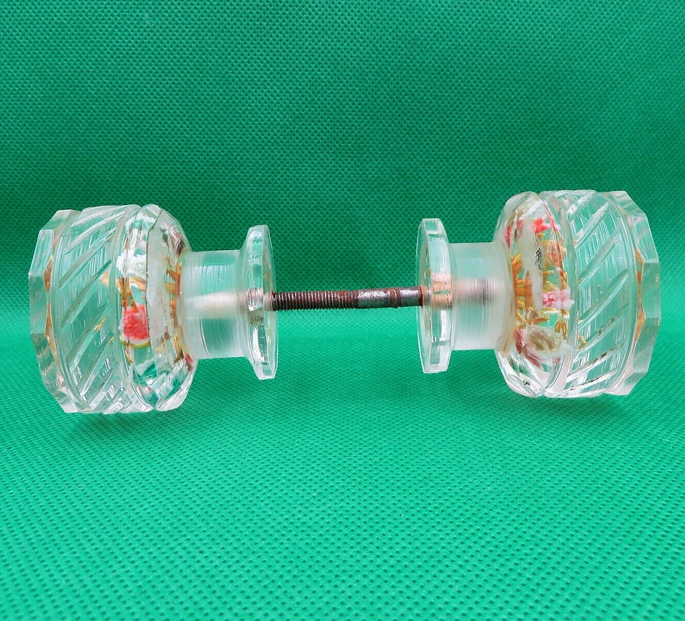 Plastic Door Handle with Spiders Handmade Vintage USSR