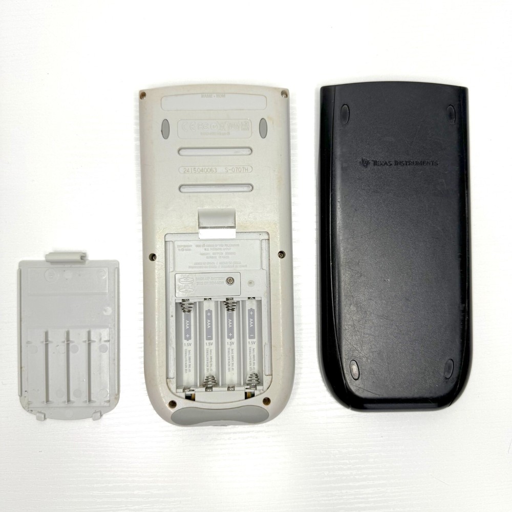 Texas Instruments TI-84 Plus Silver Edition Graphing Calculator Cover Tested