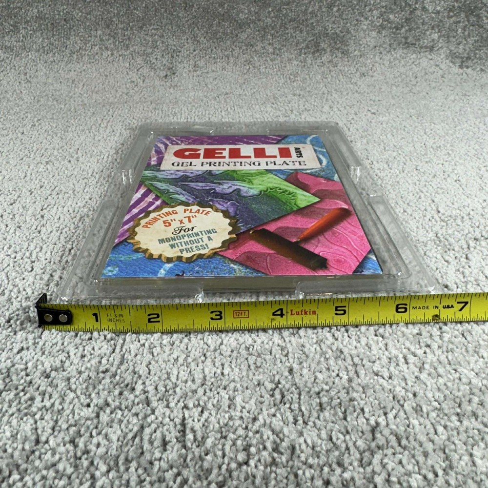 Gelli Arts Gel Printing Plate Clear Monoprinting Tool - Small