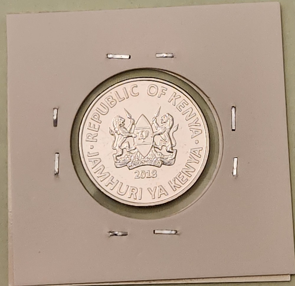 Kenya coin, 1 Shilling, 2018