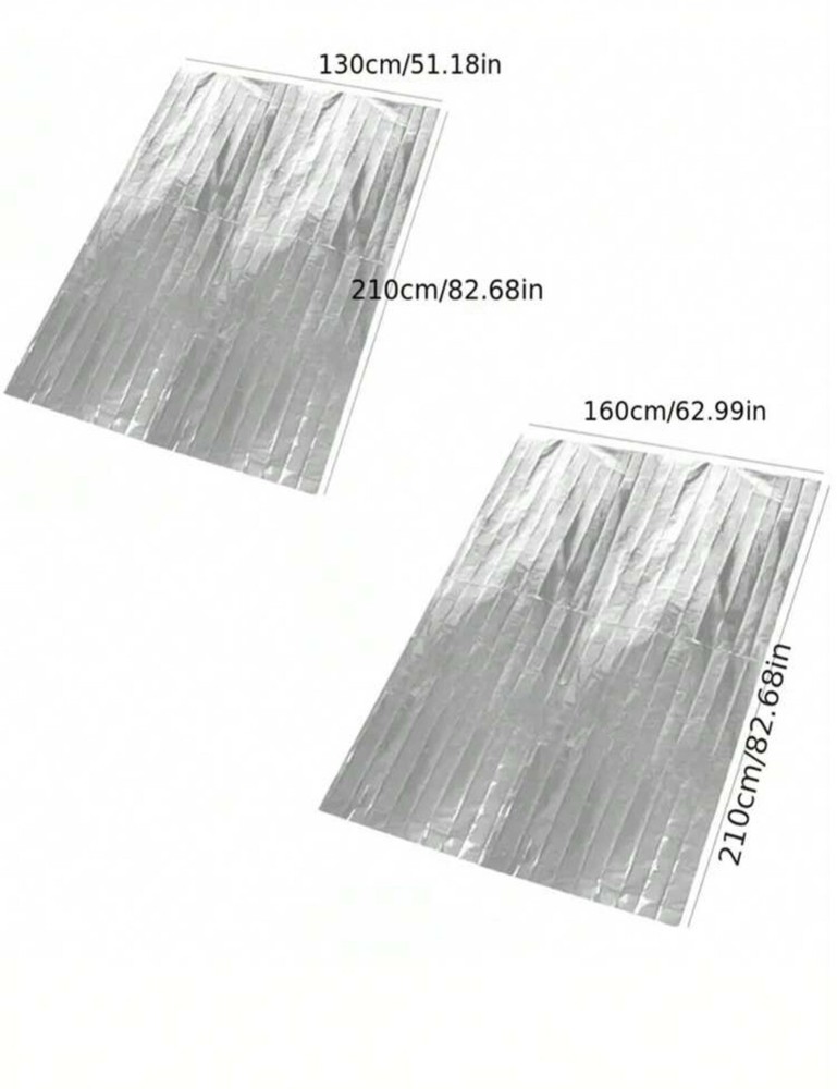 1pc Emergency Polyester Film Insulation Blanket