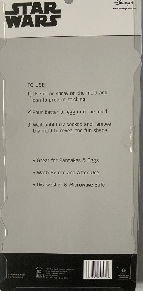 Star Wars Breakfast Molds