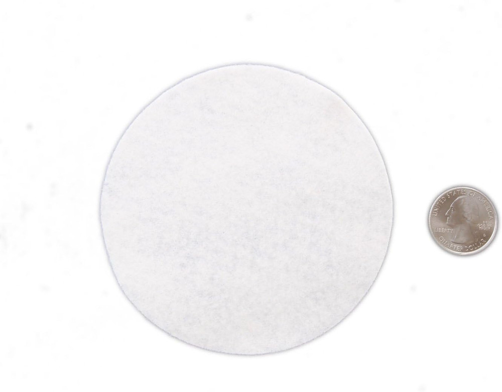 White Craft Felt Circles (4 Inch - 19pc)