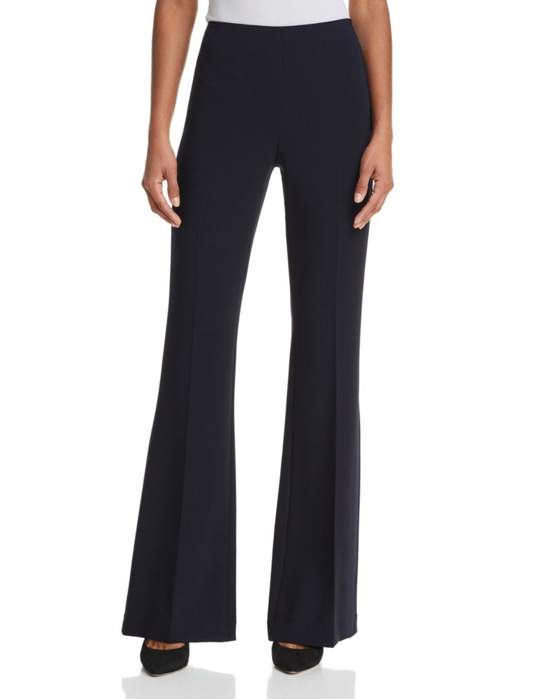 NWT $295 Theory Clean Flare Pants in Spring Navy Size 8