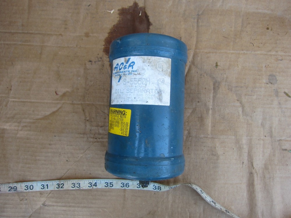 AC&R S5580H Oil Separator, Used
