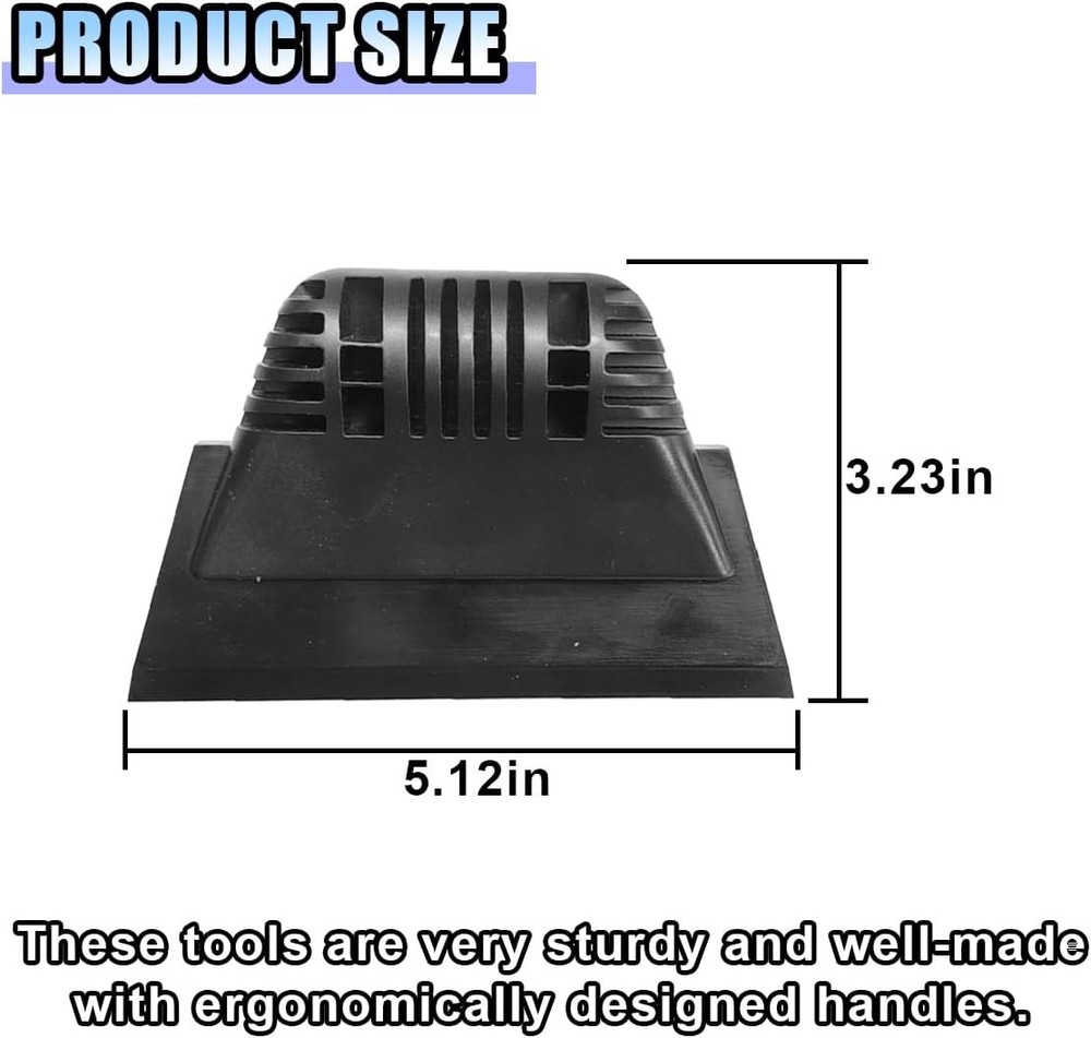 Small Squeegee, Window Tint Squeegee, Rubber Non-Slip Handle Tint Black