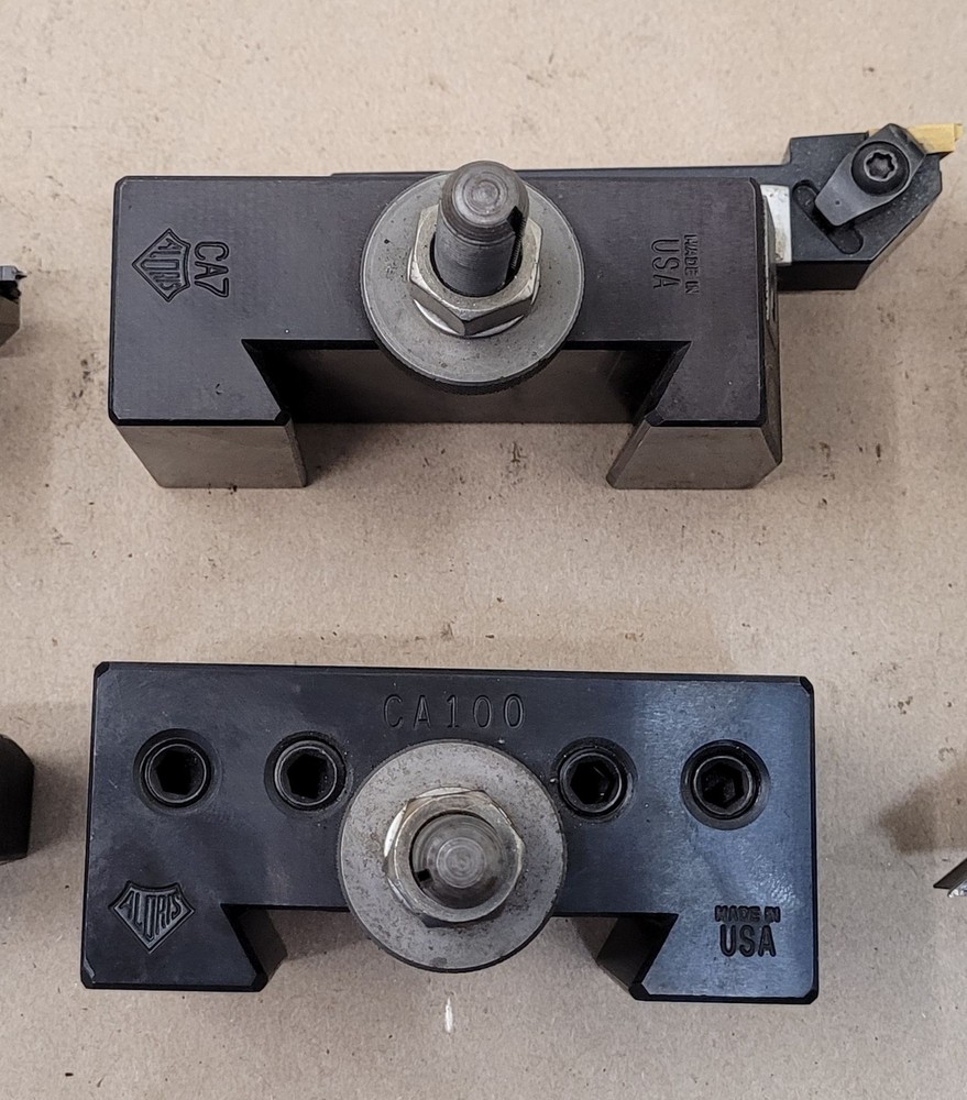 Aloris CA Quick Change Tool Post – 8 Piece Set