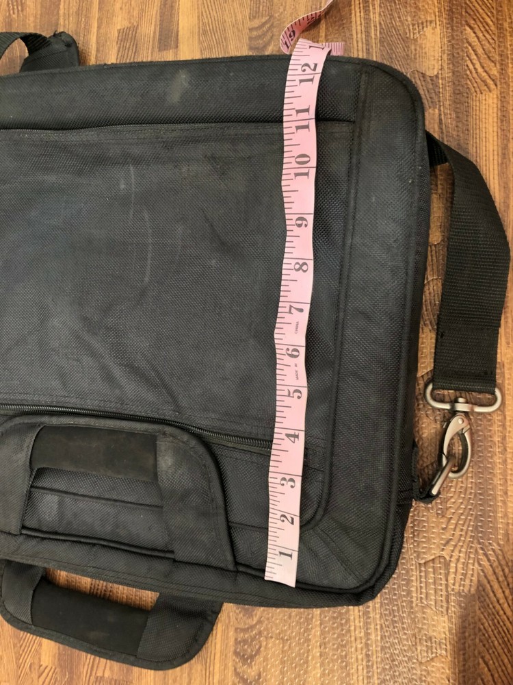 Dell Laptop Computer Briefcase Messenger Bag Shoulder Strap Black