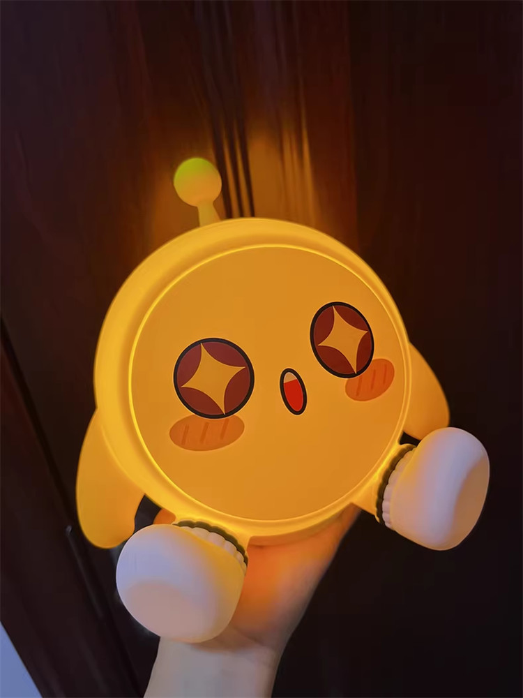 Cartoon Eggy Party Night Light Bedside Table Lamp LED Adjustable Touch Lights