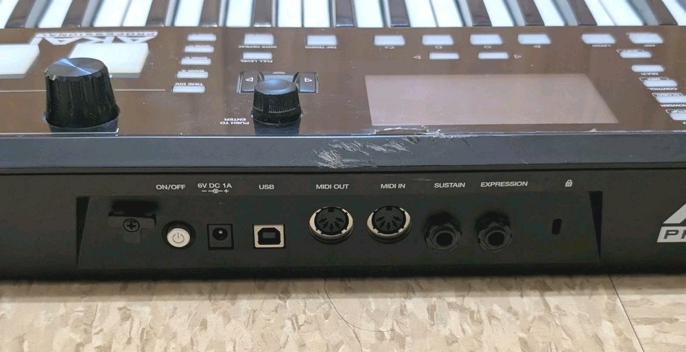 AKAI Advance 49 MIDI Keyboard Controller Tested Works Great