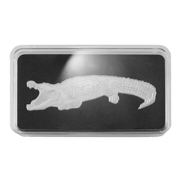 Nile Crocodile 1 oz shaped coin