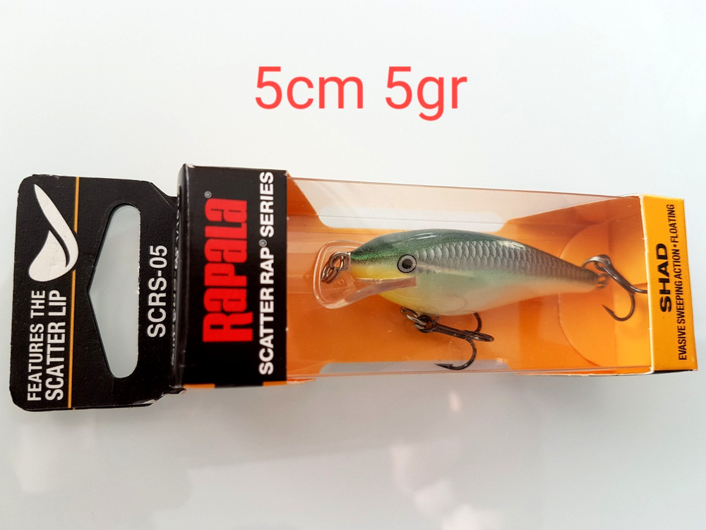 RAPALA SHAD SCATTER RAP 5cm 5gr SCRS5