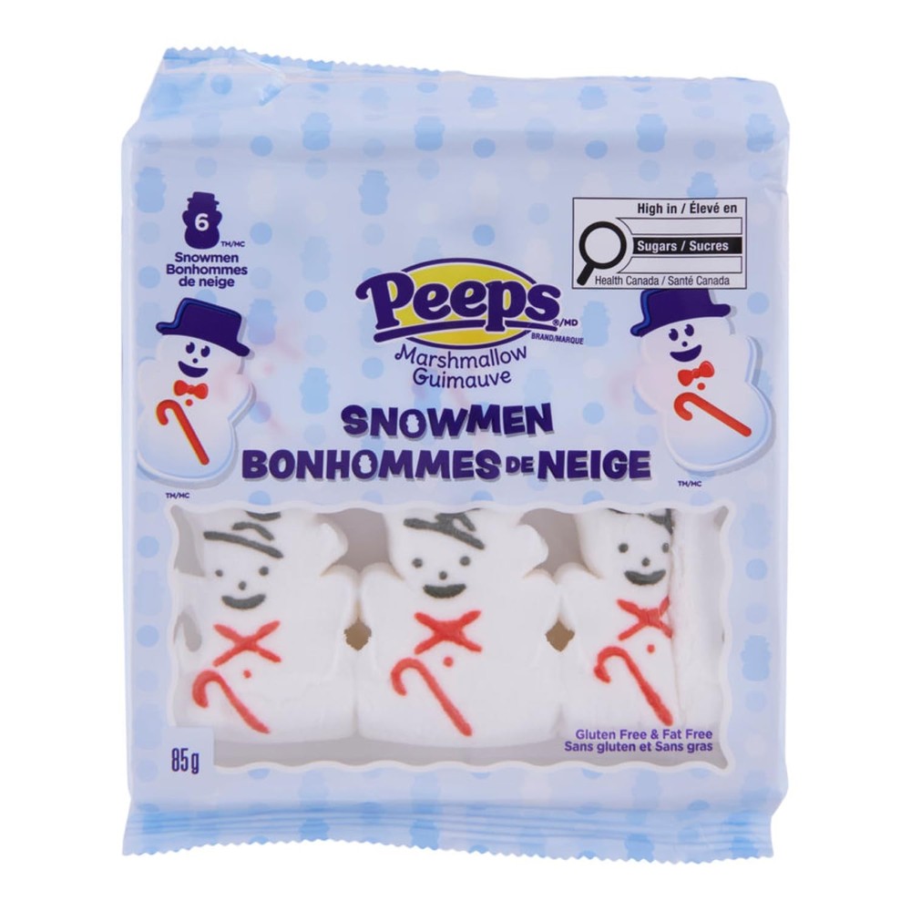Peeps Marshmallow Snowmen 3oz 6ct