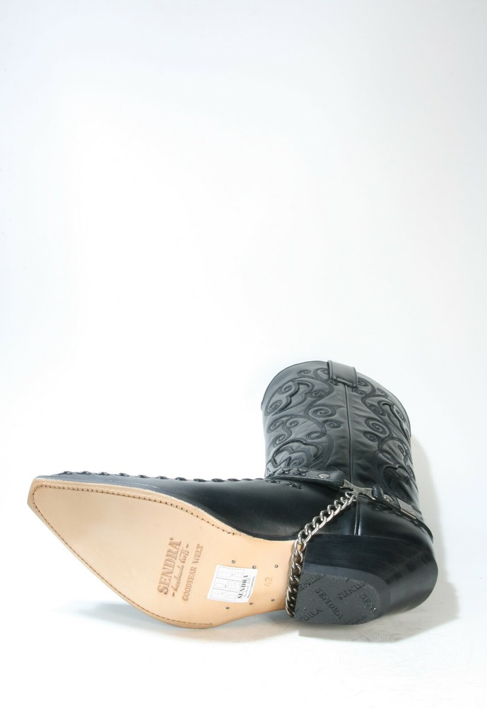 2829 Sendra Boots Cowboy Boots Ciclon Nero