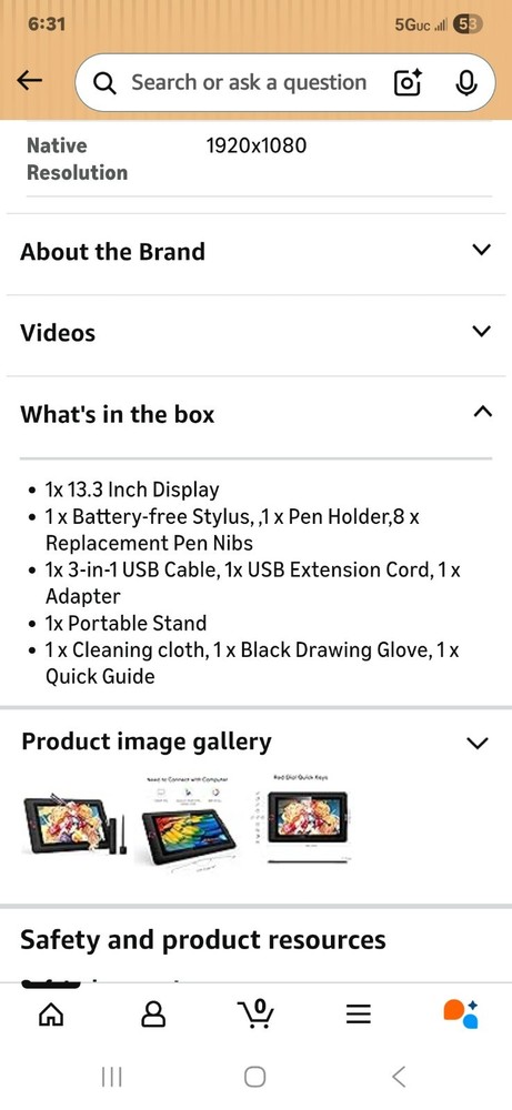 Xp-pen Artist 13.3 Pro Graphics Tablet - Black