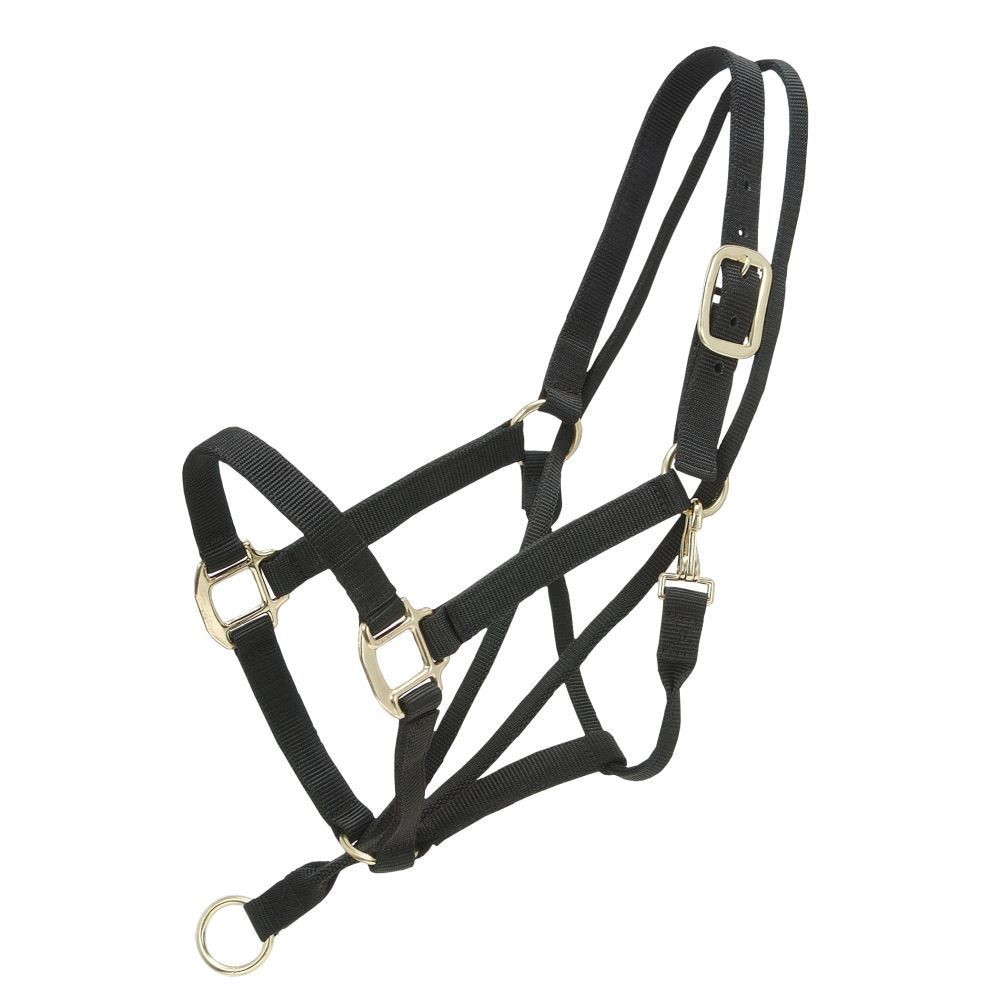 Tough1 Pull-Back Halter - Full - Black