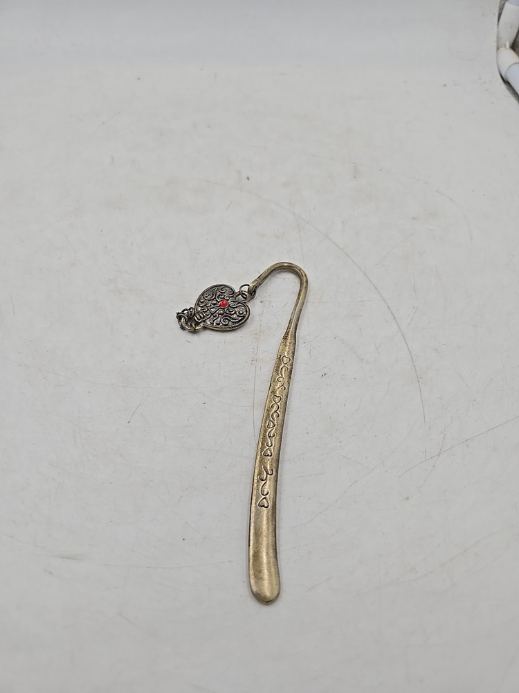 BRASS Heart BOOK MARK