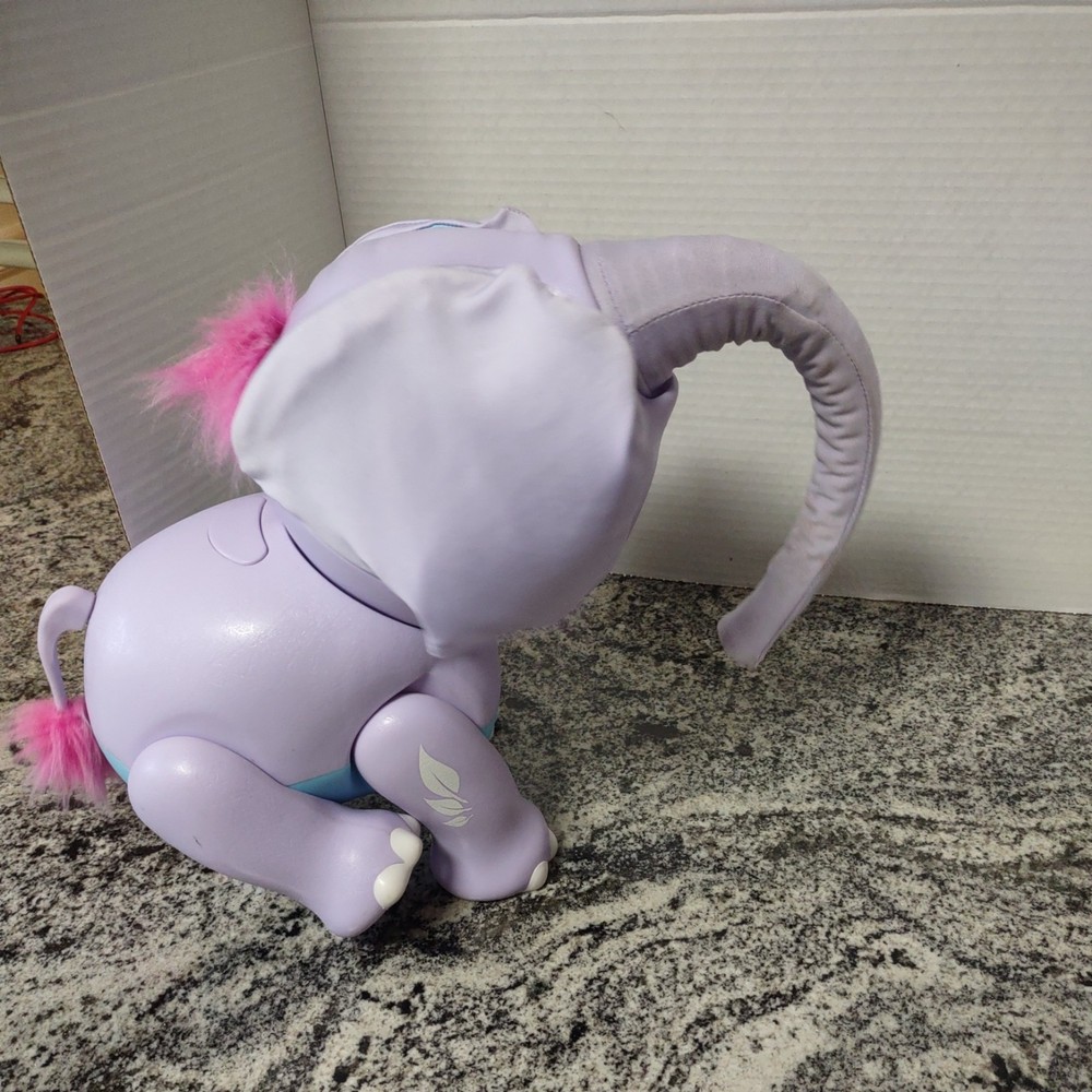 Spin Master Juno My Baby Elephant Sounds Talks burps Interactive Toy Works