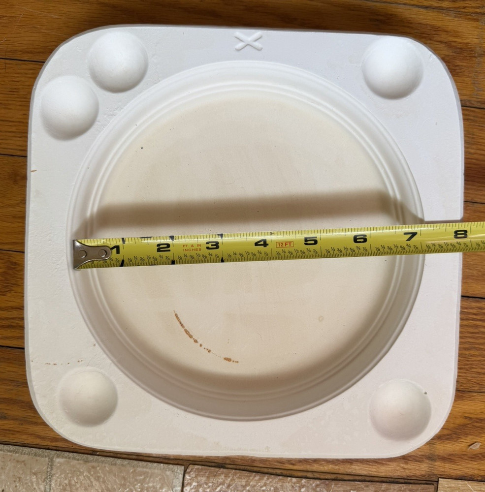 Vintage Atlantic Ceramic Slip Casting Mold Round Base A91