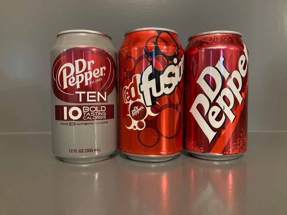 Dr Pepper Three Can Lot