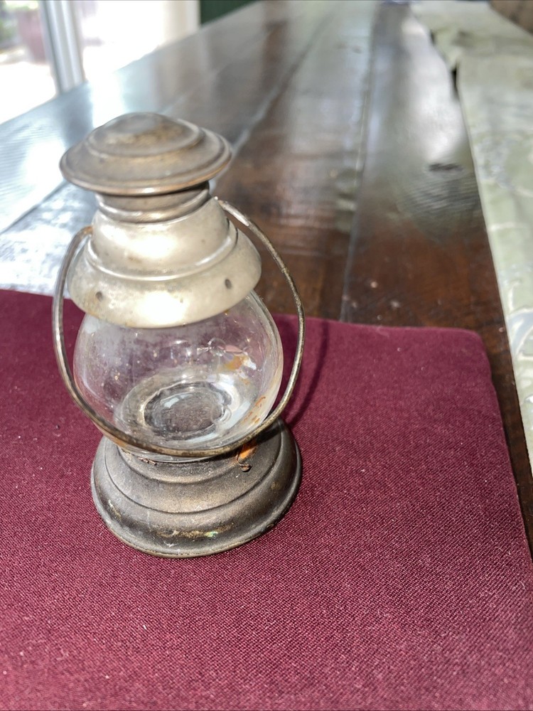 Vintage Candy Container - Glass Lantern