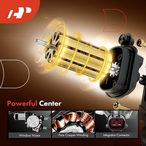 Power Electric Window Regulator with Motor Replacement for Dodge Front Driver