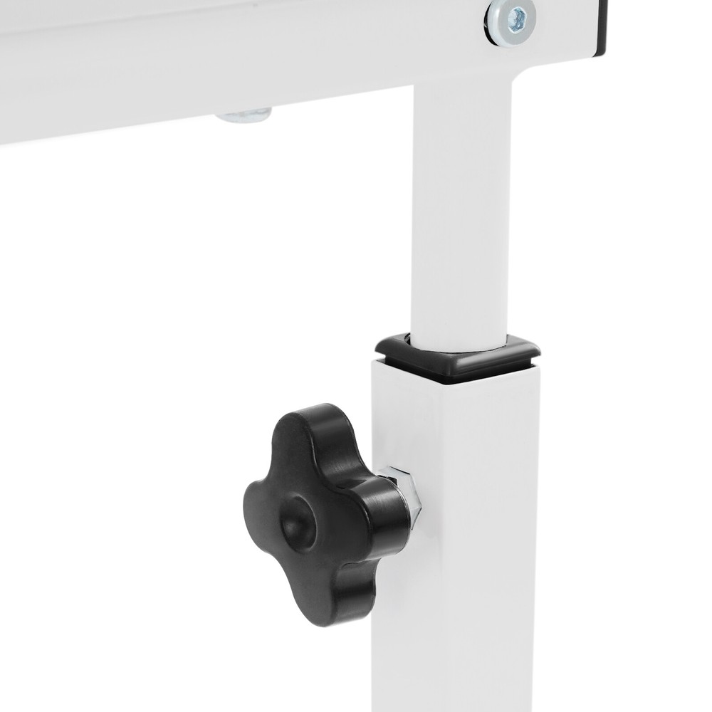 Adjustable Bed Side Table Side Table with Wheels Mobile Standalone Table USA