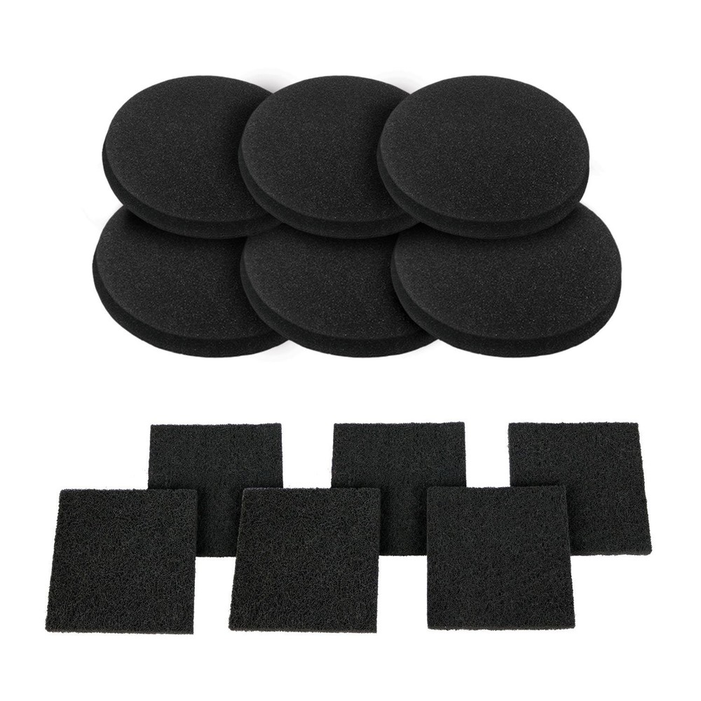 12 Pieces Counter Top Activated Carbon Compost Bin Filters - Extra Thick Indo...