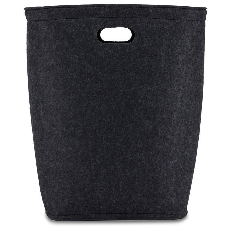 Felt Laundry Hamper W/ Handles Moisture Wicking Durable Storage Solution New