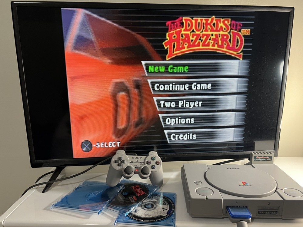 Official Sony PlayStation 1 Console PS1 System With Bundle! Tested!