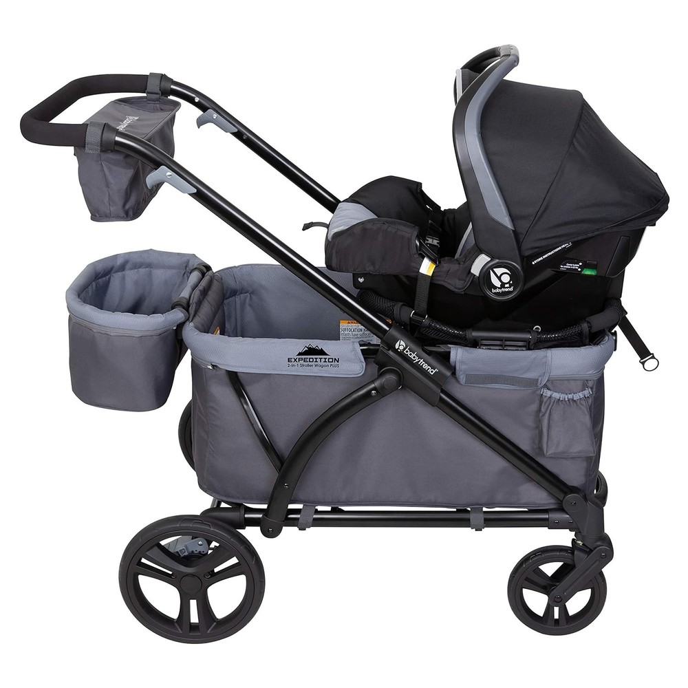 Expedition 2-in-1 Stroller Wagon Plus, Ultra Grey