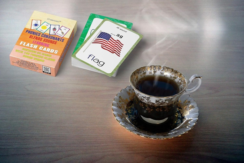 Phonics Consonant Blends Sounds Learning Cards (1-Deck)